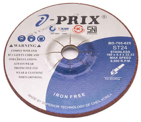 ĐÁ MÀI INOX IPRIX ST24 180 X 6.4 X 22.23MM 